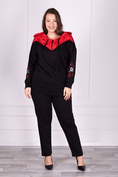 Immagine di CURVY GIRL EMBROIDERED TRACK SUIT SET